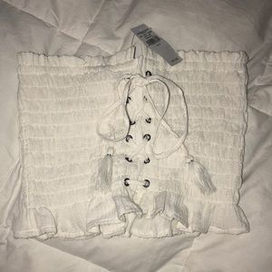 White tube top